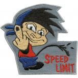 Aufnäher - Speed Limit - 01960 - Gr. ca. 8cm x 11cm