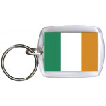 Schlüsselanhänger - IRLAND - Gr. ca. 4x5cm - 81030 -  WM Länder