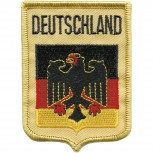 Aufnäher Applikation - Deutschland Adler Wappen - 04375b - Gr. ca. 60x82mm