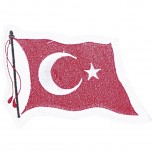 Aufnäher - Türkei - Fahne - 04392 - Gr. ca. 9 x 6,5 cm