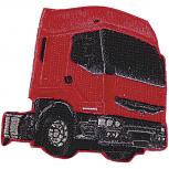 Aufnäher - Truck rot - 04412 - Gr. ca. 7,5 x 7 cm - Patches Stick Applikation