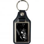 Leder-Schlüsselanhänger mit Motiv – Astro Amp – 06271/1 aus der Serie  ROCK YOU© MUSIC