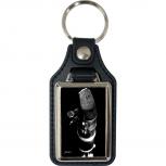 Leder-Schlüsselanhänger mit Motiv – Clarinet – 06272/1 aus der Serie  ROCK YOU© MUSIC