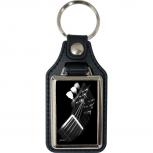 Leder-Schlüsselanhänger mit Motiv – Commander Rock – 06272/2 aus der Serie  ROCK YOU© MUSIC