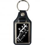 Leder-Schlüsselanhänger mit Motiv – Cosmic Guitar – 06272/4 aus der Serie  ROCK YOU© MUSIC