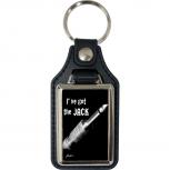 Leder-Schlüsselanhänger mit Motiv – Jack – 06273/7 aus der Serie  ROCK YOU© MUSIC
