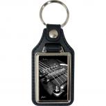Leder-Schlüsselanhänger mit Motiv – Magnetic Fields – 06274/1 aus der Serie  ROCK YOU© MUSIC