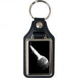 Leder-Schlüsselanhänger mit Motiv – Planet Voice – 06274/5 aus der Serie  ROCK YOU© MUSIC