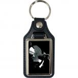 Leder-Schlüsselanhänger mit Motiv – surfing symbol – 06275/2 aus der Serie  ROCK YOU© MUSIC