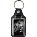 Leder-Schlüsselanhänger mit Motiv – Starship deluxe – 06275/6 aus der Serie  ROCK YOU© MUSIC