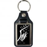 Leder-Schlüsselanhänger mit Motiv – Venus Striker – 06276/2 aus der Serie  ROCK YOU© MUSIC