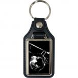 Leder-Schlüsselanhänger mit Motiv – Trombone – 06276 -   aus der Serie  ROCK YOU© MUSIC