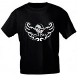 Kinder T-Shirt mit Aufdruck - BAD BOY - 06931 - schwarz - Gr. 86-164
