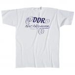 Kinder T-Shirt mit Aufdruck - DDR Nachkomme - 06927 - weiß - Gr. 86-164