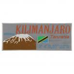 Rückenaufnäher Aufnäher Patches Berg Kilimanjaro Tanzania Gr. ca. 26,5cm x 10,5cm - 07497