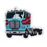 Aufnäher Patches Truck LKW Zugmaschine blau Gr. ca. 10 x 8 cm  07527