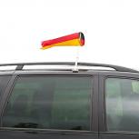 Autoscheiben-Fahne - Deutschland - 78190 - Fan-Flagge mit Autoscheibenhalterung