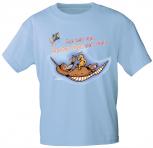 Kinder T-Shirt mit Print - Ich hab den besten Papa der Welt - 08225 - hellblau - Gr. 86-164