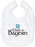 Baby-Lätzchen mit Druckmotiv  - Made in Bayern - 08452 weiss