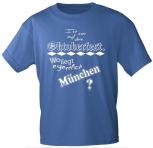 T-Shirt mit Print - Oktoberfest München - 09069 blau - Gr. S-XXL