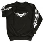 Sweatshirt mit Print - Tribal Tattoo - 09072 Gr. S-4XL