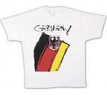 T-Shirt unisex mit Print - Germany - 09305 weiß - Gr. S-XXL