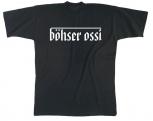 T-Shirt mit Print - Böhser Ossi - 09388 schwarz - Gr. S-XXL