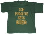 T-Shirt unisex mit Print - Ich fürchte kein Bier - 09474 - Gr. XL