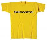 T-Shirt unisex mit Aufdruck - Siliconfrei - 09506 gelb - Gr. S