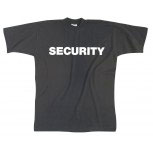 T-Shirt unisex mit Aufdruck - SECURITY - 09434 - Gr. S