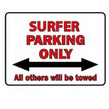 Parkschild - Surfer Parking Only - 308736 - Gr. 40 x 30 cm