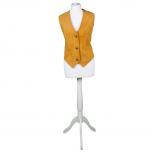 10 x Damen Leder Weste viele Farben 3 Knöpfe Restposten - 100080/1