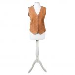 10 x Damen Leder Weste versch. Farben 5 Knöpfe Restposten Sonderpreis - 100080