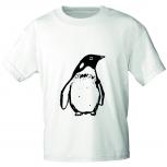 T-Shirt unisex mit Aufdruck in drei Farben Pingiun Gr. S – XL  10144 weiß / S