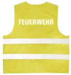 Warnweste mit Aufdruck - FEUERWEHR - 10355 versch. Farben gelb / 4XL