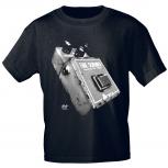 T-Shirt unisex mit Print - Spuknik Shocker - von ROCK YOU MUSIC SHIRTS - 10549 schwarz - Gr. S-XXL