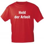 T-Shirt - Held der Arbeit - 10662 rot Gr. S-3XL