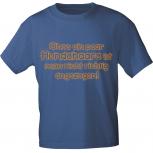 T-SHIRT unisex mit Motivdruck - Ohne ein paar Hundehaare... - 10718 - Gr. S-XXL