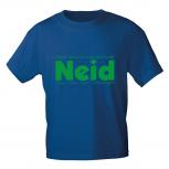 T-Shirt mit Print -...Neid muß man sich verdienen - 10858 - Gr. S-XXL