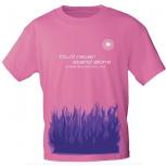 T-Shirt mit Print - You´ll never stand alone - 10999 Gr. S