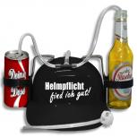 Trinkhelm Spaßhelm mit Printmotiv - Helmfplicht find ich gut - 11844