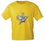 Kinder T-Shirt mit Print Elfchen auf Vogel 12442 Gr. 86-146