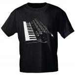 T-Shirt mit Print Akkordeon - ROCK YOU MUSIC SHIRTS 12967 Gr. S-2XL