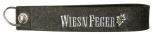 Filz-Schlüsselanhänger mit Stick Wiesn Feger Gr. ca. 19x3cm 14005 braun