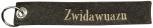 Filz-Schlüsselanhänger mit Stick Zwidawuazn Gr. ca. 19x3cm 14007 schwarz