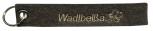 Filz-Schlüsselanhänger mit Stick Wadlbeißa Gr. ca. 19x3cm 14008 braun