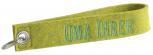 Filz-Schlüsselanhänger mit Stick Oma Ihrer Gr. ca. 17x3cm 14065 grün