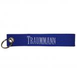 Filz-Schlüsselanhänger mit Stick Traummann Gr. ca. 17x3cm 14250 blau