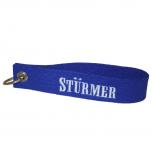 Filz-Schlüsselanhänger mit Stick Stürmer Gr. ca. 17x3cm 14266 royalblau