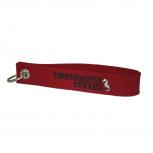 Filz-Schlüsselanhänger mit Stick Timmendorfer Strand Gr. ca. 17x3cm 14328 rot